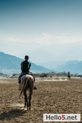 Salihli de At gezisinden bir kare