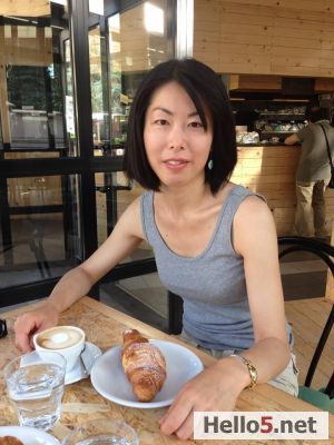 I was in Tokyo, having breakfast with my mom