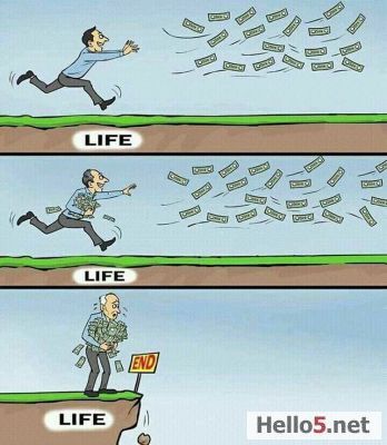 It’s a simple cartoon with a not so subtle message about the life long pursuit of money: (cash)(cash)(cash) #life #money #para  #yasam #hayat