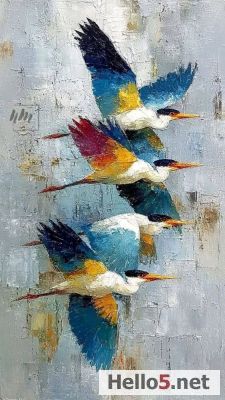 I painted it myself birds 😍🌞🐦🐦