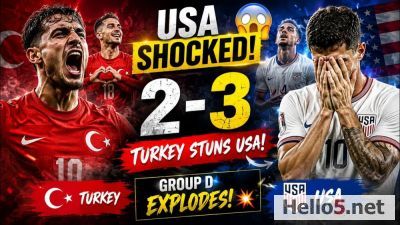 Turkiye beat the USA 3–2 in Today's match!