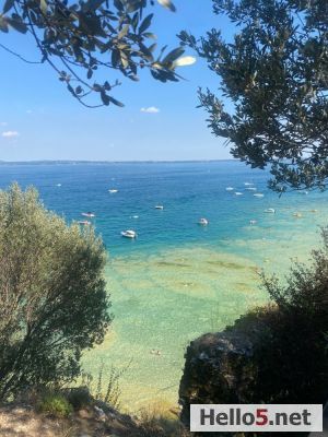 Nature and crystal-clear water